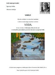 OTVORITEV RAZSTAVE NA TEMO VODA (LIK.SEKCIJA KUD GABRIJEL KOLBIČ)